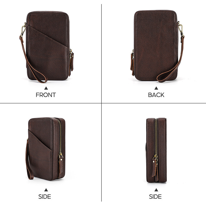Vintage Brown Genuine Cowhide  - Tech Accessories Travel review and price