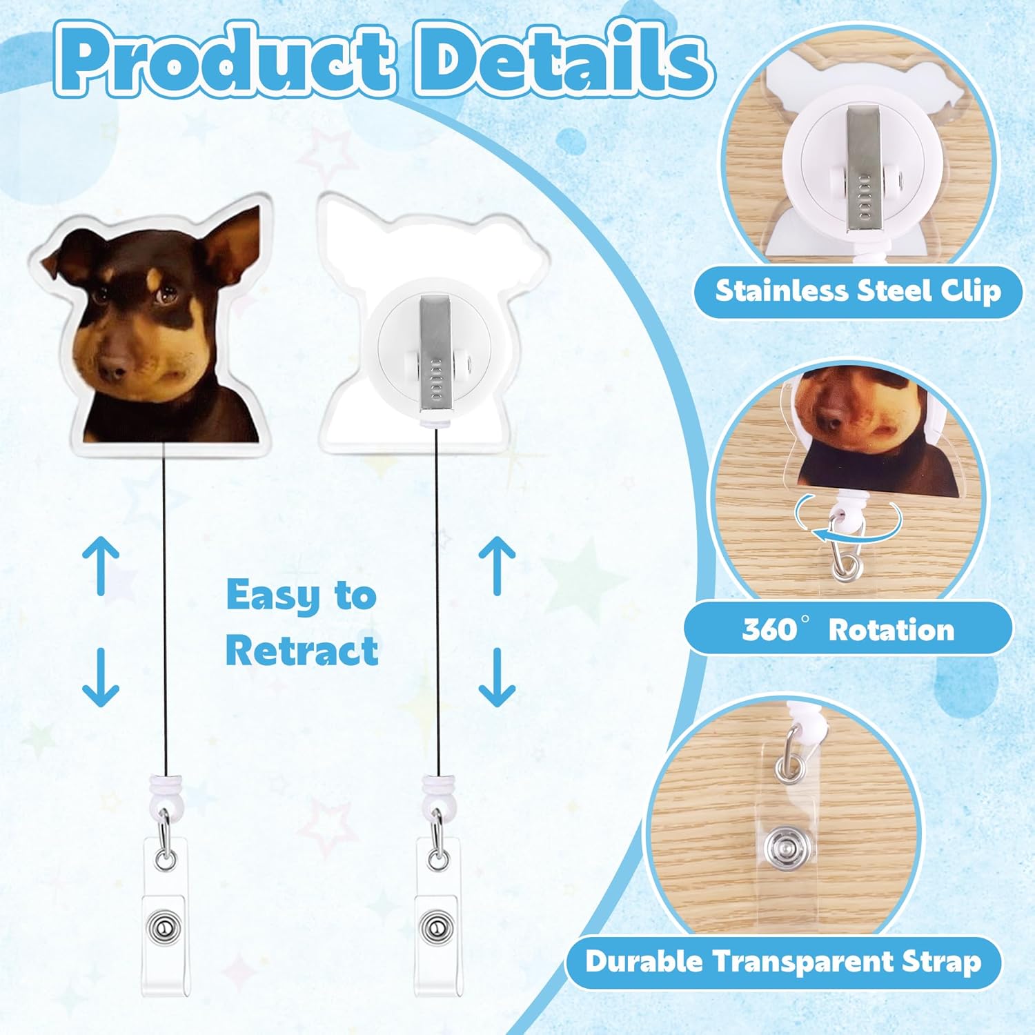 8PCS/16PCS Cute Retractable Ba - Xray Tech Accessories review and price