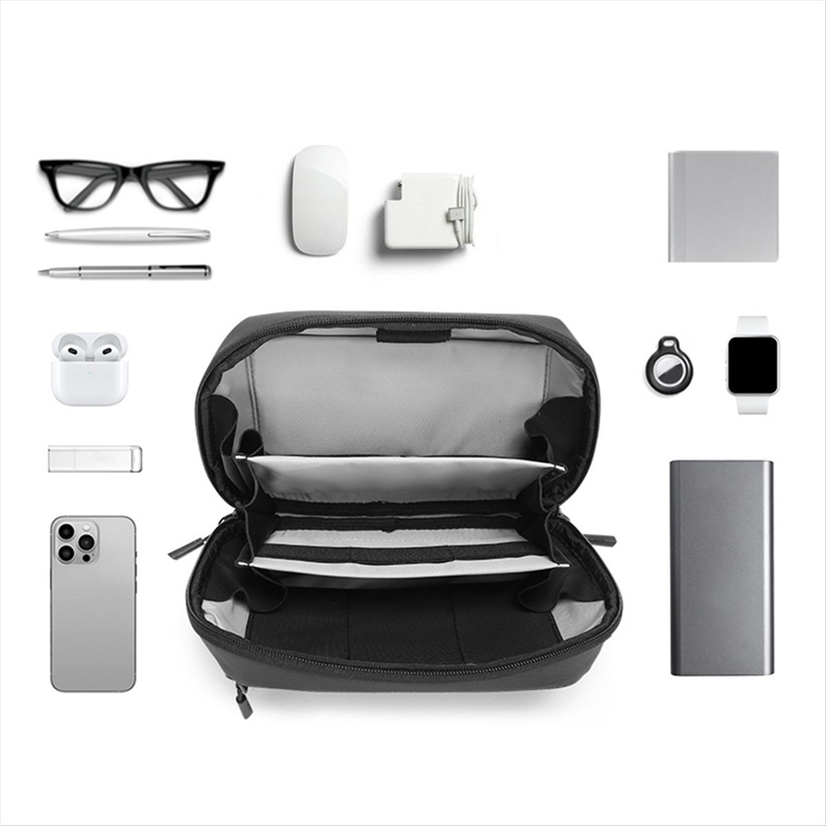 ☶❈＊♥AC1579-Waterproof Tech Pou - Tech Accessories Travel review and price
