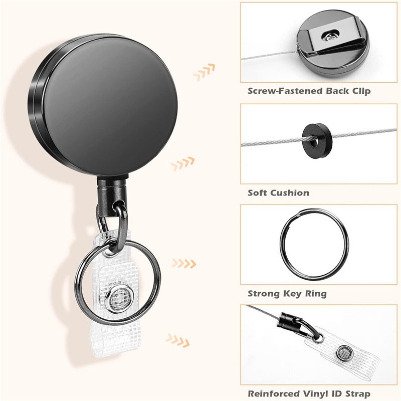 Metal Card Key Ring Clip Retra - Xray Tech Accessories review and price