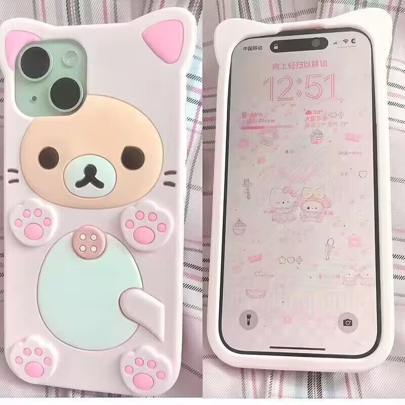 3D Cute Rilakkuma Soft Phone C - Tech Accessories Iphone review and price