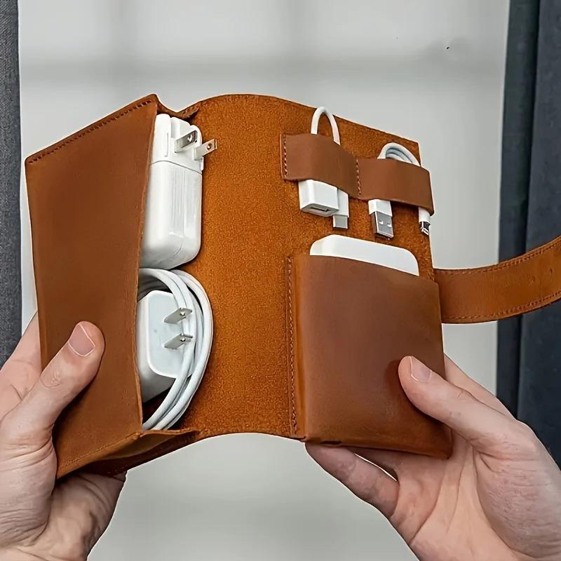 1PC PU Leather Multi-Compartme - Tech Accessories Travel review and price