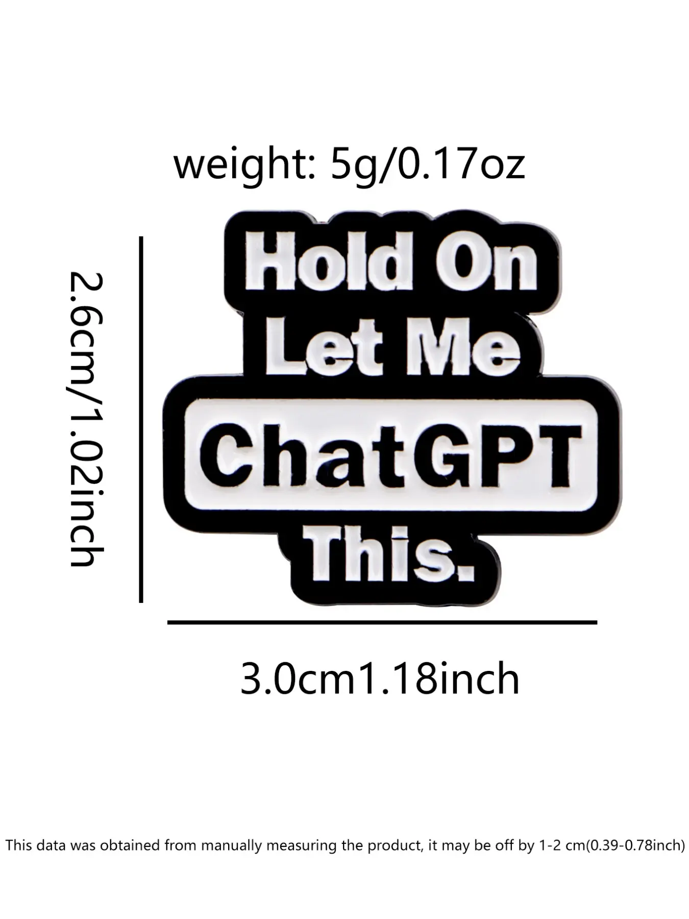 Chatgpt Enamel Pin Emblem Logo - Tech Accessories For Students review and price