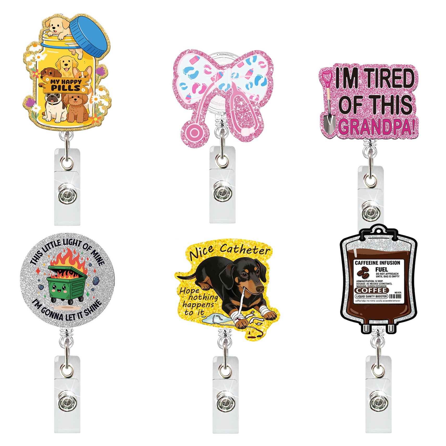 Funny Nurse Badge Reel Dumpste - Xray Tech Accessories review and price