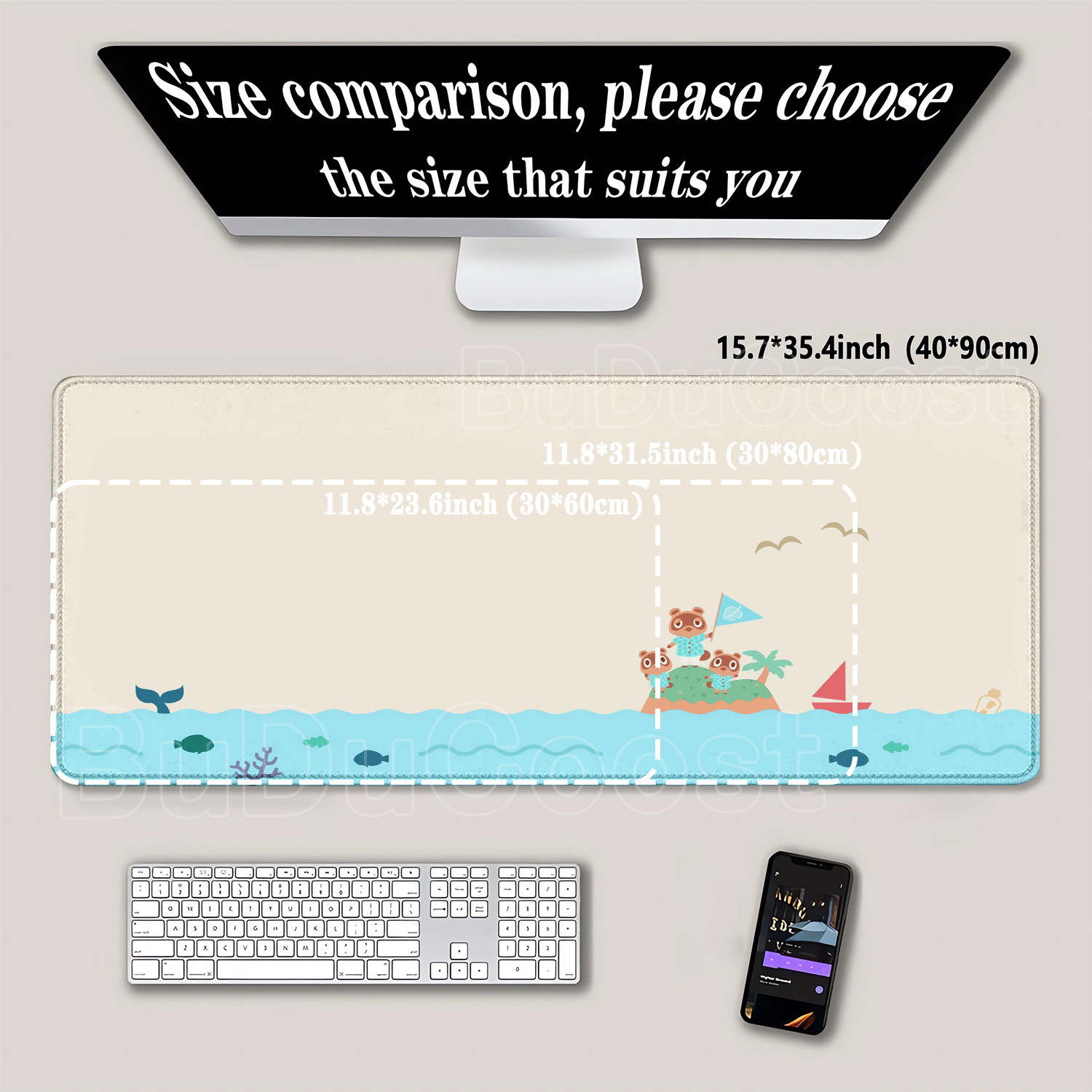 Large Kawaii Mouse Pad Non-Sli - Mouse Charging Pad review and price