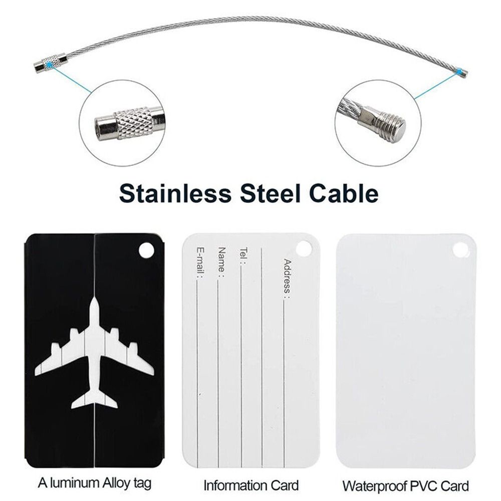 Aluminium Travel Luggage Tags  - Tech Accessories Travel review and price