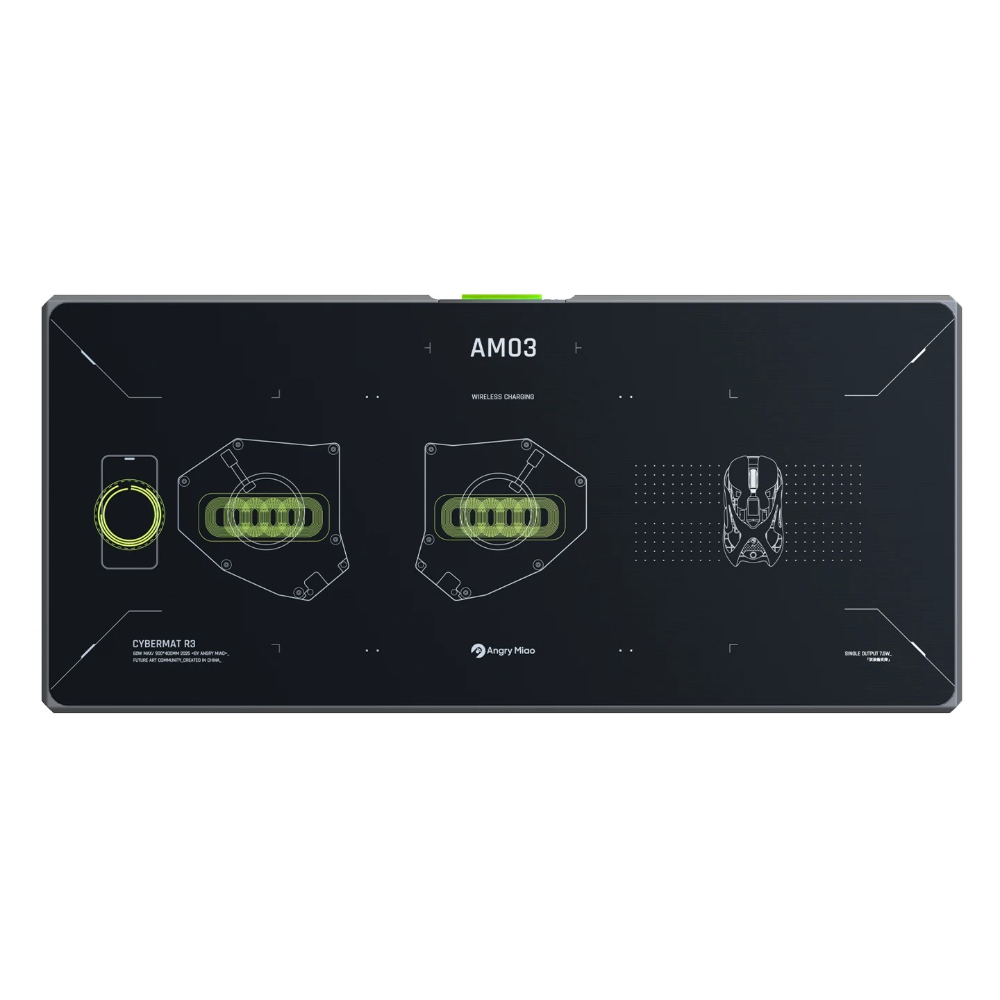 New ANGRYMIAO CYBERMAT R3 Wire - Mouse Charging Pad review and price