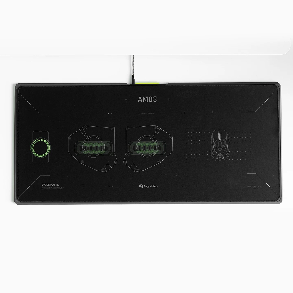 New ANGRYMIAO CYBERMAT R3 Wire - Mouse Charging Pad review and price